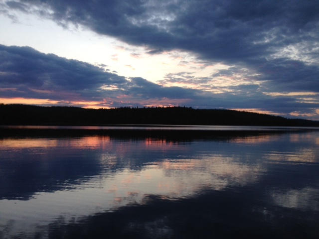 We had just wrapped the filming from our pontoon, but couldn't resist one last shot!