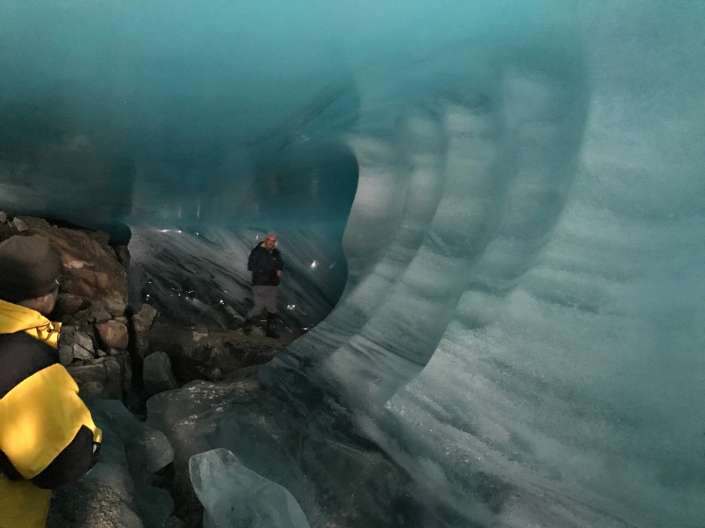 The ice cave on our scout